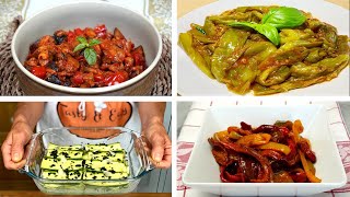 4 Contorni Estivi Facili Veloci e Gustosi  4 Easy Fast and Tasty Summer Side Dishes [upl. by Lareneg]