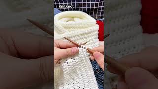 DIY Your Own Cozy Knit Scarf in Just a Few Steps ✨🧣knit knitting diy [upl. by Hogarth725]