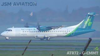 Early Morning Aer Lingus Takeoff to Belfast  Glasgow Planespotting  JSM Aviation [upl. by Carmela]