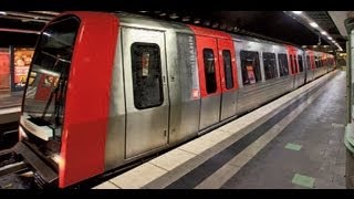 Hamburg  U Bahn U4 Hafencity  Überseequartier HD1080p [upl. by Enelyw]