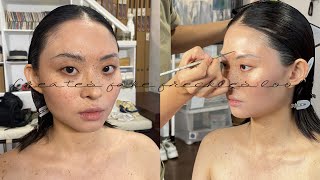 Joey makeup  bts  Create Fake Freckles Look 雀斑 [upl. by Niroc196]