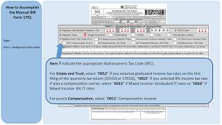 How to fillout the manual BIR Form No 1701 January 2018 ENCS [upl. by Ibmab380]