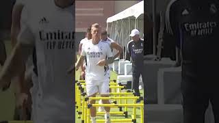 Fitness session mobility and core by Antonio Pintus  Real Madrid trainingsession realmadrid [upl. by Aitekram419]