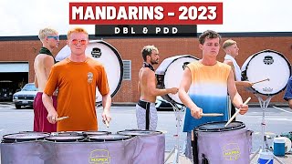 Mandarins 2023  Rehearsal Lot Warm Up DBL amp PDD [upl. by Ennayhs]