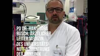 Was passiert in einem internistischen Schockraum  Uniklinik Freiburg [upl. by Sawyor931]