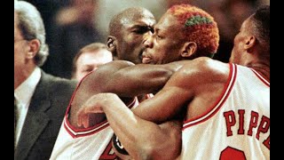 Dennis Rodman FightsHeated Moments Compilation Rare [upl. by Nosyaj]