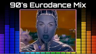 90s NonStop Eurodance Video Mix Cher Snap Haddaway Corona La Bouche Aqua [upl. by Nyrek526]