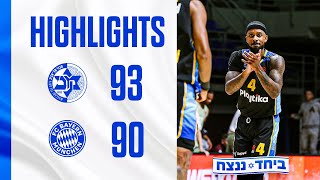 HIGHLIGHTS Maccabi Playtika Tel Aviv vs Bayern Munich 9390 EuroLeague Gameday 7 [upl. by Anela190]