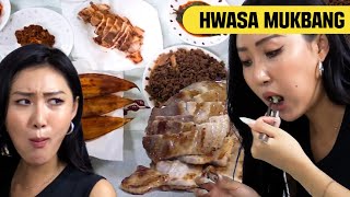 MAMAMOO Hwasa eats Korean home food for dinner❤  Lets Eat Dinner Together [upl. by Ida424]