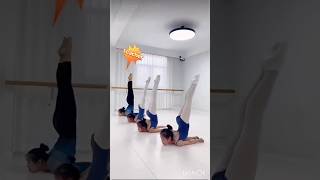 student vs teacher finally the teachar lostflexibility training dance [upl. by Notsuh38]