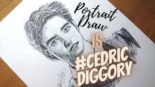 Harry Potter is CedricDiggory in Portrait Draw [upl. by Vasquez557]