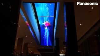 Panasonic digital signage world first unveiled at new look Macquarie Centre [upl. by Benedicto902]