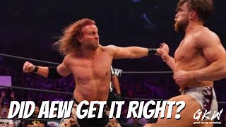 Bryan Over Hangman was the RIGHT Call  AEW [upl. by Yltnerb]