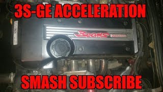 Toyota RS200 Altezza 3s ge Beams acceleration [upl. by Eenyaj512]