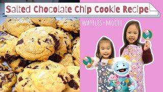 Waffles  Mochi  Salted Chocolate Chip Cookie Recipe  Salt Badge [upl. by Bradwell]