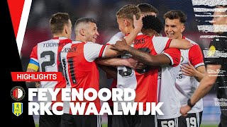 Zes goals en vijf Kuipdebutanten  Highlights Feyenoord  RKC Waalwijk  Friendly 20212022 [upl. by Auburn386]