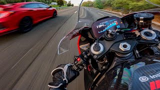 S1000RR “CHILL” RIDE TESTING TOP SPEED [upl. by Adnav]