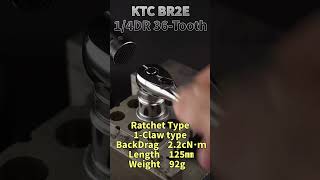 KTC京都機械工具 BR2E 14DR 36ギア ラチェットハンドル【工具紹介】 automobile 工具 tools Ratchet [upl. by Niryt121]