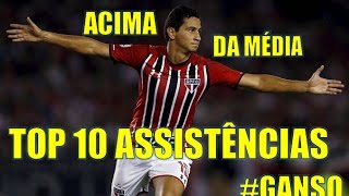 ASSISTÊNCIAS PAULO HENRIQUE GANSO TOP 10 [upl. by Eedia240]