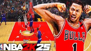 Derrick Rose🌹RETIREMENT CHALLENGES in NBA 2K25 MyTeam 🔥 [upl. by Hcelemile]