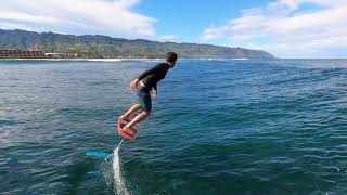 Hydrofoil Surf Heaven in Hawaii [upl. by Nauq]