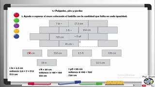 11 PULGADAS PIES Y YARDAS 5º GRADO CUADERNO DE EJERCICIOS [upl. by Macur]