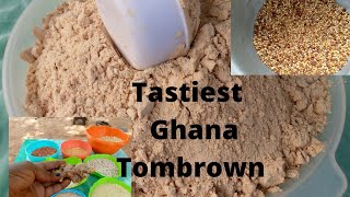 How to make the Tastiest Ghana Tom brownNo need for milk [upl. by Melody]