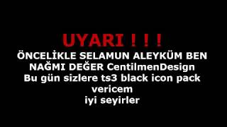 Ts3 siyah ikon paketi black icon pack 35 beğenide link aşşağıda [upl. by Phenica36]