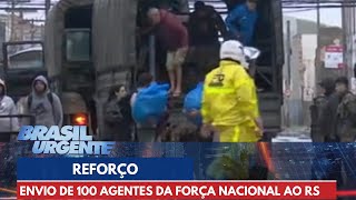 Lewandowski autoriza envio de 100 agentes da Força Nacional para o RS  Brasil Urgente [upl. by Decato]