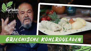 Griechische Kohlrouladen mit Zitronensoße  Lachanodolmades  Kyriakos Kitchen [upl. by Peterus]