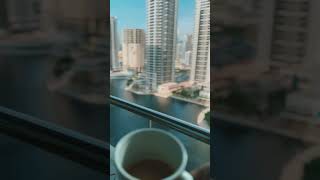 Karak chai with a view dubai dubailife travel [upl. by Naegem]