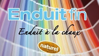 Enduit Fin  Enduit à la chaux [upl. by Nyladgam]