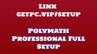 🔸Polymath Professional✅ HOW TO INSTALL 💻PCLAPTOP TUTORIAL 2024 no charge👀 [upl. by Teemus]