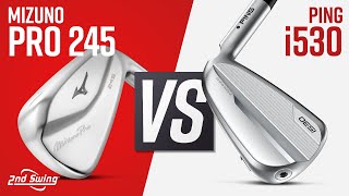 MIZUNO PRO 245 vs PING i530  Golf Irons Comparison [upl. by Aiuoqes]