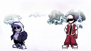 FNF  Red Megalovania  Song Sans VS Red [upl. by Marlena]