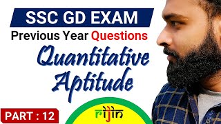 SSC GD PYQs  Part 12  Quants  Aptitude  SSC 2024  Questions Practice sscgd ssc RijinSir [upl. by Yerkovich]