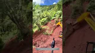 Forest Fire  Prevention Line Digging Process [upl. by Notfa]