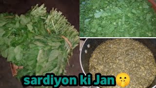 sardiyon ki sagat sarson ka sag youtube trending dailyvlog [upl. by Ayahsey]