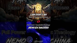 I Am That i Am vs nemo ex machinaapophatic theology shorts wod [upl. by Irelav88]