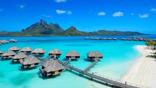 FOUR SEASONS BORA BORA  Phenomenal luxury resort full tour in 4K [upl. by Atnicaj245]