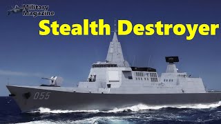 New design of stealth version the Type 055 destroyer appears [upl. by Raleigh]