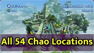 Sonic X Shadow Generations  All 54 Chao Rescue Locations [upl. by Flight]