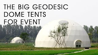 Various Dome Shade Structure Geodesic Dome Tents of Liri Tent for Event Domes [upl. by Anida]