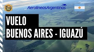 Aerolíneas Argentinas Vuelo Aeroparque  Puerto Iguazú 🇦🇷✈ Boeing 737 MAX [upl. by Alejo824]