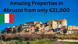 Real Estate in Abruzzo Italy from €21000 [upl. by Conlin392]