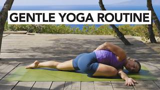 15 Min Gentle Yoga Routine  Full Body Stretch To Relax Your Body [upl. by Kennan]