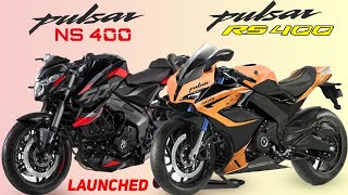 Bajaj Pulsar NS400 and RS400 Launched Soon In India🔥😱Price  Launch Date 2023 Pulsar RS400 amp NS400 [upl. by Ateuqirne]