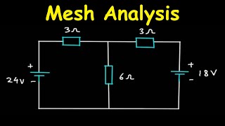 Mesh Current Analysis  DC Circuit Theory [upl. by Irtimed]