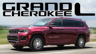 2021 Jeep Grand Cherokee L Review  3 ROW LUXURY OFF ROAD MINIVAN ALTERNATIVE [upl. by Nick]