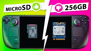 Не купуй Steam Deck на 256GB MicroSD проти SSD NVMe диску  ПОРІВНЯННЯ [upl. by Atived]